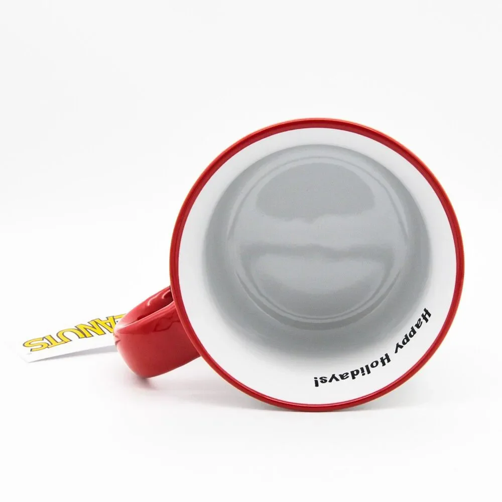 Peanuts Christmas Mug, Peanuts Gang Happy Holidays 23oz Ceramic Coffee Cup, New - Picture 7 of 9